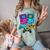Eighties Console Controller Gaming Player Gadget Nostalgia Comfort Color Blast T-Shirt Fern