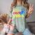 First Day Of School Shirt Peace Out Pre-K Graduation Kids So Comfort Color Blast T-Shirt Fern