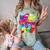 Frutiger Aero Aesthetic Tech Orb Pattern Heart Cherry Lips Comfort Color Blast T-Shirt Fern