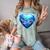 Frutiger Aero Y2K Heart Comfort Color Blast T-Shirt Fern