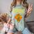 Fun Thing To Do In Morning Is Not Talk To Me Introvert Comfort Color Blast T-Shirt Fern
