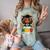 Future HBCU Grad Graduation Students Girl Kids Comfort Color Blast T-Shirt Fern
