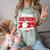 Girlfriend Of a 2025 Graduate Prom Graduation 25 VolleyBall Comfort Color Blast T-Shirt Fern
