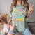 Goodbye 1st Grade To 2nd But First Summer Graduation Comfort Color Blast T-Shirt Fern