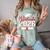 Graduate 2026 For Class Of 2026 Graduation Comfort Color Blast T-Shirt Fern