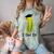Graduation Cap Wearing Big Dill Pickle I Did It Graduate Fun Comfort Color Blast T-Shirt Fern