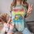 Graduation First Day Of School Crushed It Comfort Color Blast T-Shirt Fern