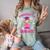 Graduation Kindergarten Last Day Of School Shirt Girls Comfort Color Blast T-Shirt Fern