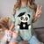 Graduation Panda Bear 2017 Graduate Graduation T-Sh Comfort Color Blast T-Shirt Fern