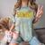 Graduation Party SEN18R Senior 2018 High School T-Shirt Comfort Color Blast T-Shirt Fern