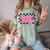 Groovy Senior Class Of 2026 Coquette Pink Bow Graduation Comfort Color Blast T-Shirt Fern