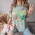 Happy Last Day Of School Student Teacher Graduation Comfort Color Blast T-Shirt Fern