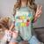 Happy Last Day Of School Teacher Kids Boys Girls Graduation Comfort Color Blast T-Shirt Fern