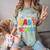 Happy Last Day Of School Teacher Women Student Graduation Comfort Color Blast T-Shirt Fern
