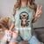 Introvert Mode Cat With Headphones Kitten Lover Comfort Color Blast T-Shirt Fern