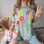 Introvert I Want To Be Alone Retro Wavy Comfort Color Blast T-Shirt Fern Introvert I Want To Be Alone Retro Wavy Comfort Color Blast T-Shirt Fern