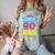 Introvert But Willing To Discuss 90s R&B 1990s Kid Comfort Color Blast T-Shirt Fern
