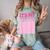 It's My Graduation Sign My Shirt Groovy Girls Graduation Comfort Color Blast T-Shirt Fern