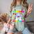 I Just Crushed Preschool Pre-K Preschoolers Graduation Comfort Color Blast T-Shirt Fern