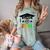 K -12th Grade Hand Prints Space Graduation Class Of 2034 Comfort Color Blast T-Shirt Fern