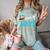 Kids Class Of 2031 Graduation Year T-Shirt Back To School Comfort Color Blast T-Shirt Fern