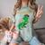 Kids Cute Graduation Dinosaur Smarty Saurus Kinder VPK Pre-k Grad Comfort Color Blast T-Shirt Fern