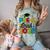 Kids Pre-K Grad 2025 Preschool Prek Graduation Comfort Color Blast T-Shirt Fern