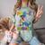 Kids Pre-K Graduate Dinosaur T-Rex Pre Kindergarten Graduation Comfort Color Blast T-Shirt Fern