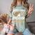 Kitty Pet Lover Introvert Person Cats Show Family Member Comfort Color Blast T-Shirt Fern