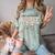 Labor And Delivery Nurse Stethoscope Coquette Bow Graduation Comfort Color Blast T-Shirt Fern