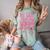 My Last First Day Senior 2026 Coquette Pink Bow Graduation Comfort Color Blast T-Shirt Fern
