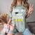 Level Up High School 8th Grade Graduation T-Shirt Comfort Color Blast T-Shirt Fern