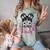 Lil Miss 1st Grade Grad Graduation Last Day Of 1st Grade Comfort Color Blast T-Shirt Fern