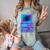 Lofi Reverie Analog Dreams Pixel 90s Desktop VHS Nostalgia Comfort Color Blast T-Shirt Fern