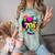 I Love The 70s Retro Cassette Roller Vinyl Nostalgia Vibes Comfort Color Blast T-Shirt Fern