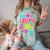 I Love The 90'S 90s Nostalgia Premium Tri-Blend Comfort Color Blast T-Shirt Fern