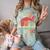 I Love 90's Music Retro Style Nostalgia Cassette 1990s Party Comfort Color Blast T-Shirt Fern