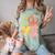 Peace Sign Love Groovy Vibes Costume Nostalgia 1980s Fashion Comfort Color Blast T-Shirt Fern