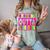 Pink STRAIGHT OUTTA Preschool PRE-K Graduation Comfort Color Blast T-Shirt Fern