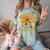 Please Be Kind I'm From The 1900s Penny Farthing Comfort Color Blast T-Shirt Fern