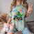 Preschool Graduation Monster Truck Dinosaur Boys Dino Tee Comfort Color Blast T-Shirt Fern