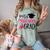Preschool Graduation Shirt For Girl 2019 Miss Preschool Grad Comfort Color Blast T-Shirt Fern