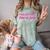 Too Pretty For a Job Y2k Aesthetic 2000s Nostalgia Comfort Color Blast T-Shirt Fern