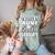 Proud Aunt Of A 2018 Graduate Senior Graduation School Shirt Comfort Color Blast T-Shirt Fern