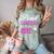 Proud GRANDMA Of A Class 2019 Senior Graduation Comfort Color Blast T-Shirt Fern