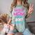 Proud Mom Of A 2017 Graduate Graduation Tee T-Shirt Comfort Color Blast T-Shirt Fern