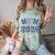 Proud Mom Of a Class Of 2026 Graduate Senior Graduation Comfort Color Blast T-Shirt Fern