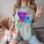 Retro 1980s 80's Baby 1990s 90's Made Me Nostalgia Birthday Premium Tri-Blend Comfort Color Blast T-Shirt Fern