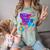Retro 1980s 80's Baby 1990s 90's Made Me Nostalgia Birthday Comfort Color Blast T-Shirt Fern