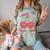 Retro Cherry Love 90s Nostalgia Comfort Color Blast T-Shirt Fern Retro Cherry Love 90s Nostalgia Comfort Color Blast T-Shirt Fern